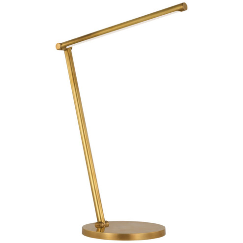 Cona LED Desk Lamp in Antique-Burnished Brass (268|KW 3760AB)