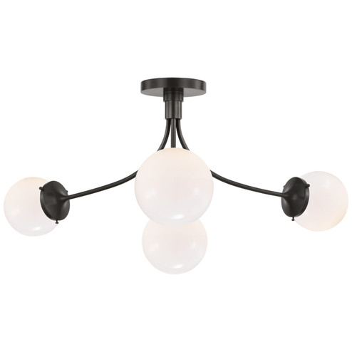 Prescott LED Semi-Flush Mount in Bronze (268|KS 4009BZ-WG)