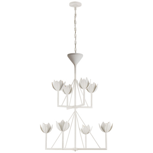 Alberto Eight Light Chandelier in Antique-Burnished Brass (268|JN 5005AB)