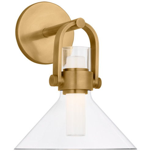 Larkin LED Wall Sconce in Hand-Rubbed Antique Brass (268|IKF 2452HAB-CG) Larkin LED Wall Sconce in Hand-Rubbed Antique Brass (268|IKF 2452HAB-CG)