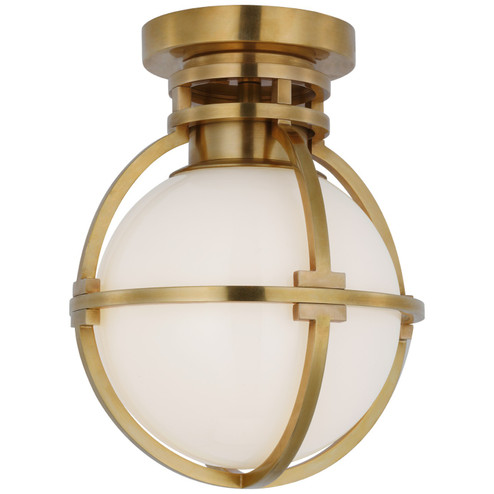 Gracie LED Flush Mount in Antique-Burnished Brass (268|CHC 4482AB-WG)