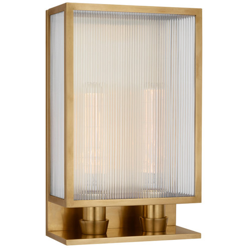 York LED Wall Sconce in Soft Brass (268|BBL 2182SB-CRB)