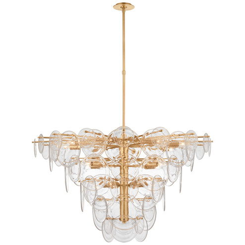 Loire LED Chandelier in Gild (268|ARN 5454G-CSG)