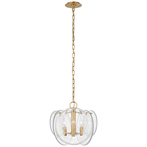 Loire Three Light Chandelier in Gild (268|ARN 5453G-CSG)