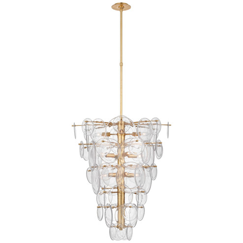 Loire 12 Light Chandelier in Gild (268|ARN 5452G-CSG)