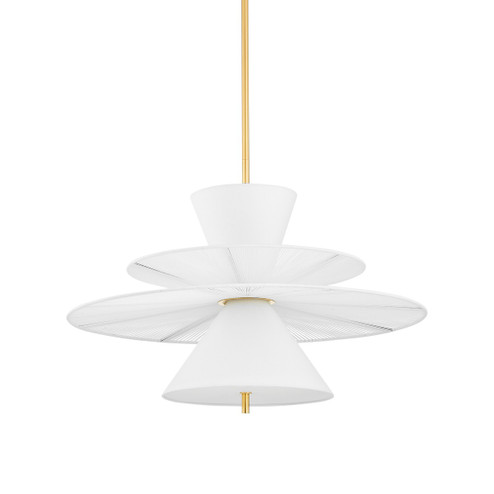 Esperance Two Light Pendant in Aged Brass (70|2630-AGB)