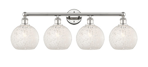 Edison Four Light Bath Vanity in Polished Nickel (405|616-4W-PN-G1216-8WM)
