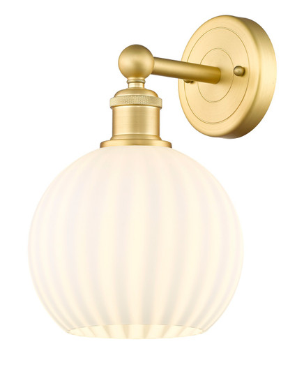 Edison LED Wall Sconce in Satin Gold (405|616-1W-SG-G1217-8WV)