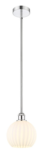 Edison One Light Mini Pendant in Polished Chrome (405|616-1S-PC-G1217-8WV)