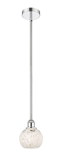 Edison One Light Mini Pendant in Polished Chrome (405|616-1S-PC-G1216-6WM)