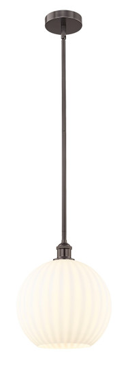 Edison One Light Mini Pendant in Oil Rubbed Bronze (405|616-1S-OB-G1217-12WV)