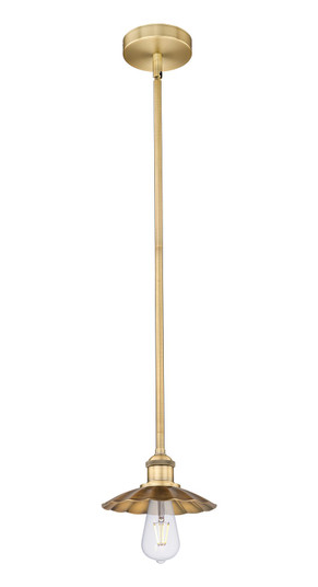 Edison One Light Mini Pendant in Black Antique Brass (405|616-1S-BAB-M17-BK)