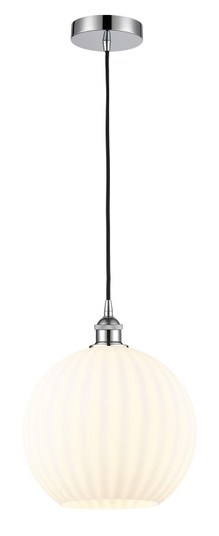 Edison One Light Mini Pendant in Polished Chrome (405|616-1P-PC-G1217-12WV)