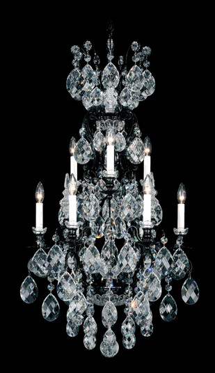 Renaissance Ten Light Chandelier in Antique Silver (53|3780-48S)
