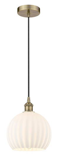 Edison One Light Mini Pendant in Antique Brass (405|616-1P-AB-G1217-10WV)