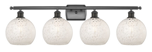 Ballston Four Light Bath Vanity in Oil Rubbed Bronze (405|516-4W-OB-G1216-8WM)