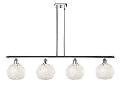Ballston Four Light Island Pendant in Polished Chrome (405|516-4I-PC-G1216-8WM)