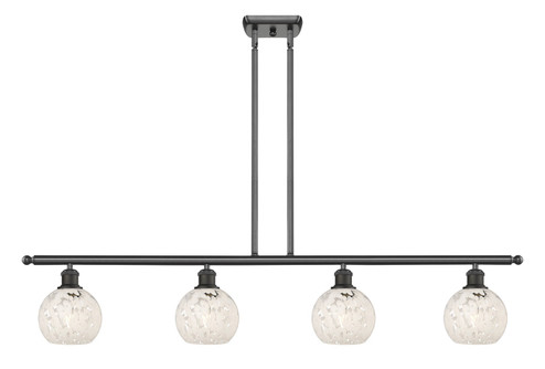 Ballston Four Light Island Pendant in Oil Rubbed Bronze (405|516-4I-OB-G1216-6WM)
