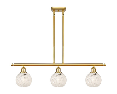 Ballston LED Island Pendant in Satin Gold (405|516-3I-SG-G1216-6WM)