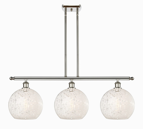 Ballston Three Light Island Pendant in Polished Nickel (405|516-3I-PN-G1216-10WM)
