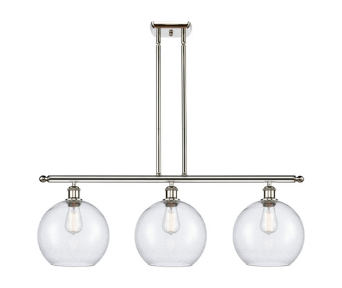 Ballston Three Light Island Pendant in Polished Nickel (405|516-3I-PN-G121-12)