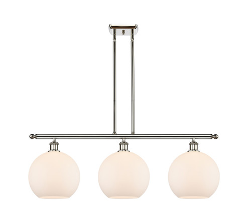 Ballston Three Light Island Pendant in Polished Nickel (405|516-3I-PN-G121-10)