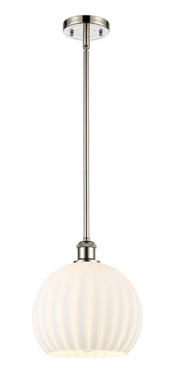 Ballston One Light Mini Pendant in Polished Nickel (405|516-1S-PN-G1217-10WV)