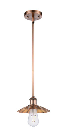 Ballston One Light Mini Pendant in Antique Copper (405|516-1S-AC-M17-AC)
