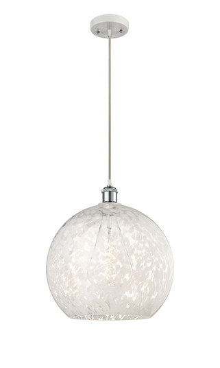 Ballston LED Pendant in White Polished Chrome (405|516-1P-WPC-G1216-14WM)