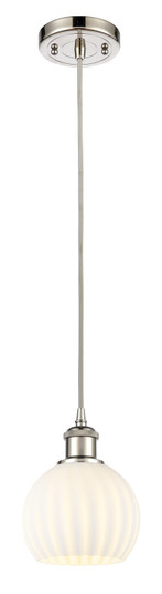 Ballston One Light Mini Pendant in Polished Nickel (405|516-1P-PN-G1217-6WV)
