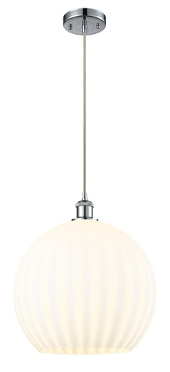 Ballston One Light Pendant in Polished Chrome (405|516-1P-PC-G1217-14WV)