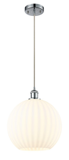 Ballston One Light Mini Pendant in Polished Chrome (405|516-1P-PC-G1217-12WV)