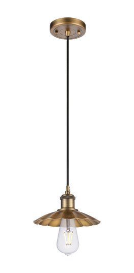 Ballston One Light Mini Pendant in Brushed Brass (405|516-1P-BB-M17-BB)