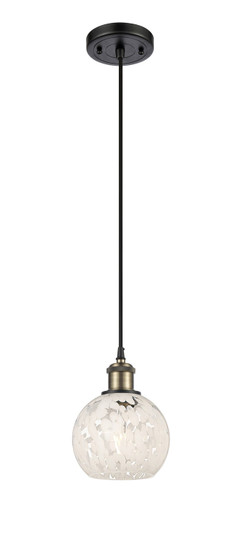 Ballston One Light Mini Pendant in Black Antique Brass (405|516-1P-BAB-G1216-6WM)