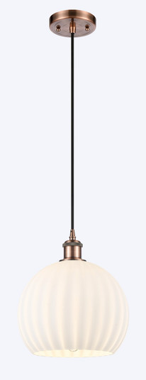 Ballston LED Mini Pendant in Antique Copper (405|516-1P-AC-G1217-10WV) Ballston LED Mini Pendant in Antique Copper (405|516-1P-AC-G1217-10WV)