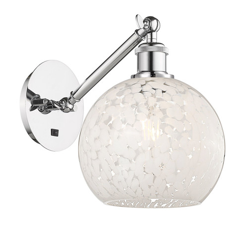 Ballston One Light Wall Sconce in Polished Chrome (405|317-1W-PC-G1216-8WM)