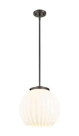 Franklin Restoration LED Pendant in Oil Rubbed Bronze (405|221-1S-OB-G1217-14WV)