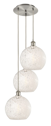 Ballston Three Light Pendant in Brushed Satin Nickel (405|113B-3P-SN-G1216-10WM)