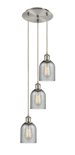 Ballston LED Pendant in Polished Nickel (405|113B-3P-PN-G257)