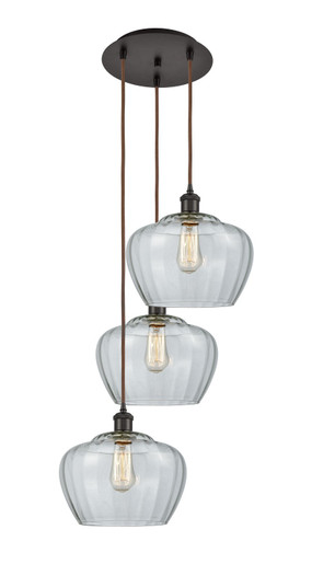Ballston Three Light Pendant in Oil Rubbed Bronze (405|113B-3P-OB-G92-L)