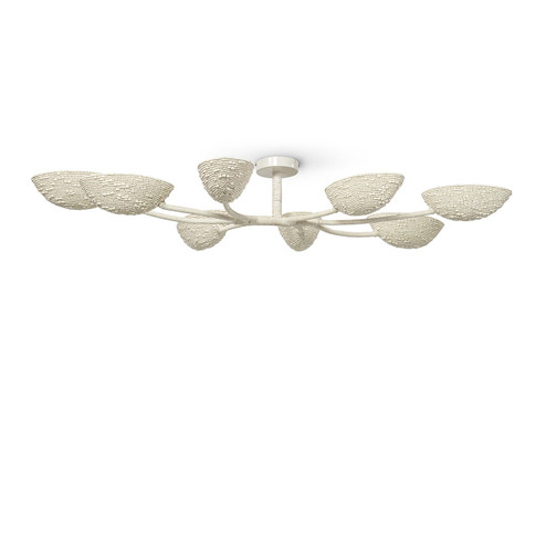 Delilah Eight Light Flush Mount in Cream (515|2443-79)