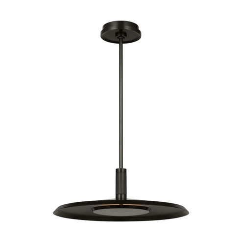Saucer LED Pendant in Dark Bronze (182|AKPD17027BZ)
