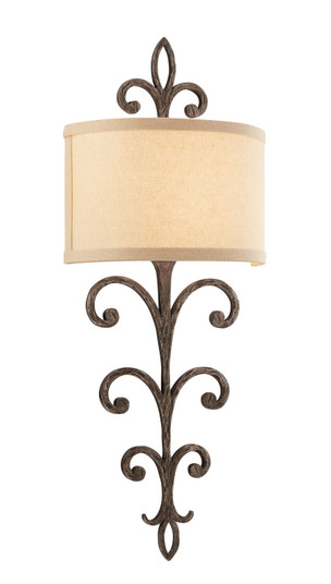 Crawford Two Light Wall Sconce in Heritage Bronze (67|B3172-HBZ)
