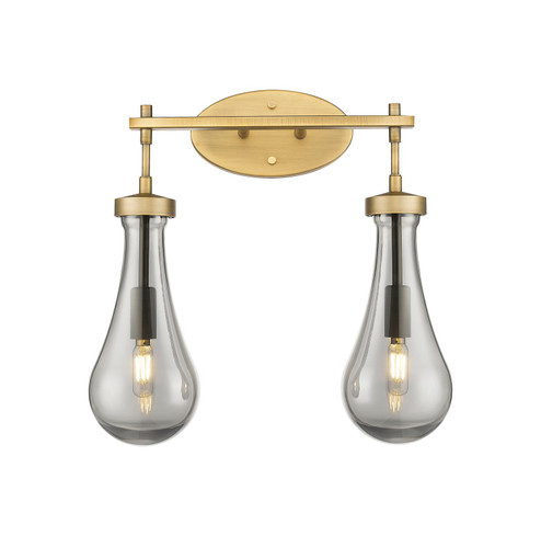 Downtown Urban LED Bath Vanity in Brushed Brass (405|451-2W-BB-G451-5SM)