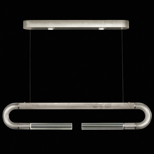 Antonia LED Linear Pendant in Silver Leaf/Nickel/Smoke (48|924140-422ST)