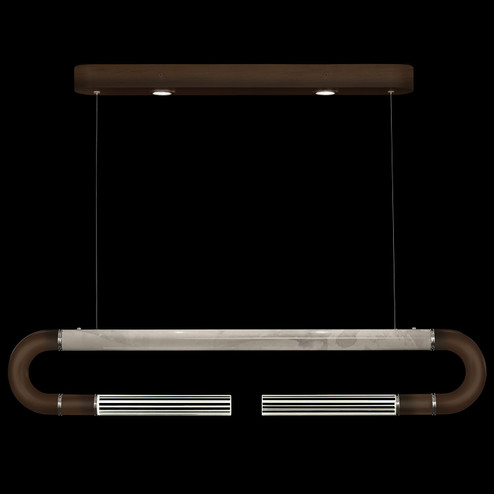 Antonia LED Linear Pendant in Bronze/Nickel/Smoke (48|924140-222ST)