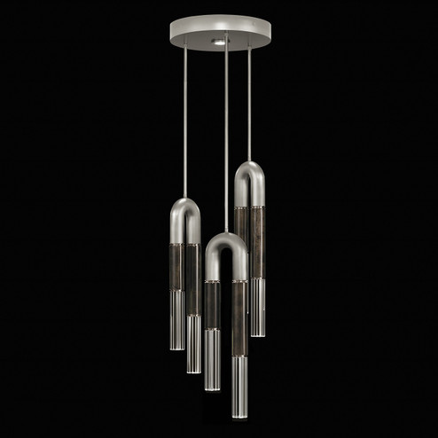 Antonia LED Pendant in Silver Leaf/Nickel/Charcoal (48|923840-421ST)
