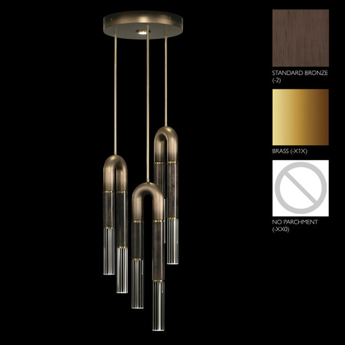 Antonia LED Pendant in Bronze/Brass/No Parchment (48|923840-210ST)