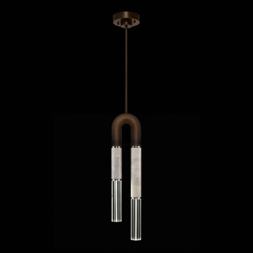 Antonia LED Pendant in Bronze/Nickel/Smoke (48|923340-222ST)