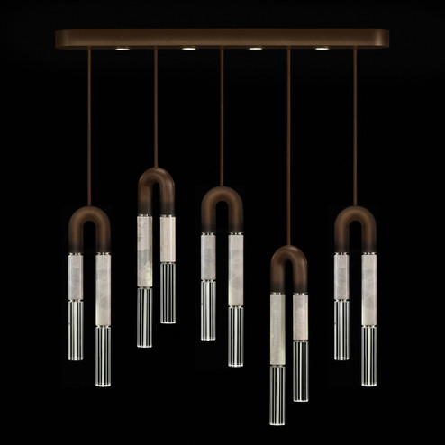 Antonia LED Linear Pendant in Bronze/Nickel/Smoke (48|923140-222ST)